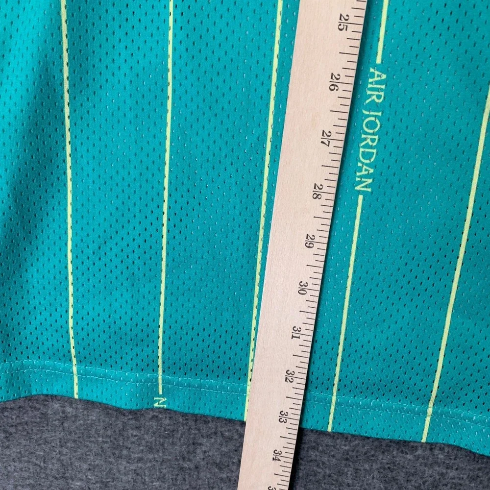 Jordan Teal Green Pinstripe Basketball Jersey and Shorts Set